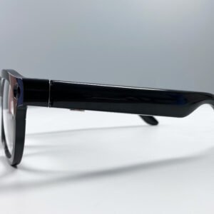 Smart AI Translation Glasses-Camera 8MP-Black Frame with transparency lens - 图片 3