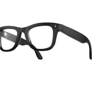 AI Glasses-Camera 8MP-Black Frame with transparency lens +Black Color Charging Case - 图片 9