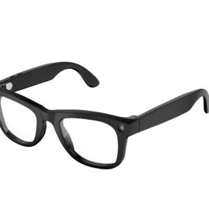 AI Glasses-Camera 8MP-Black Frame with transparency lens +Black Color Charging Case - 图片 7