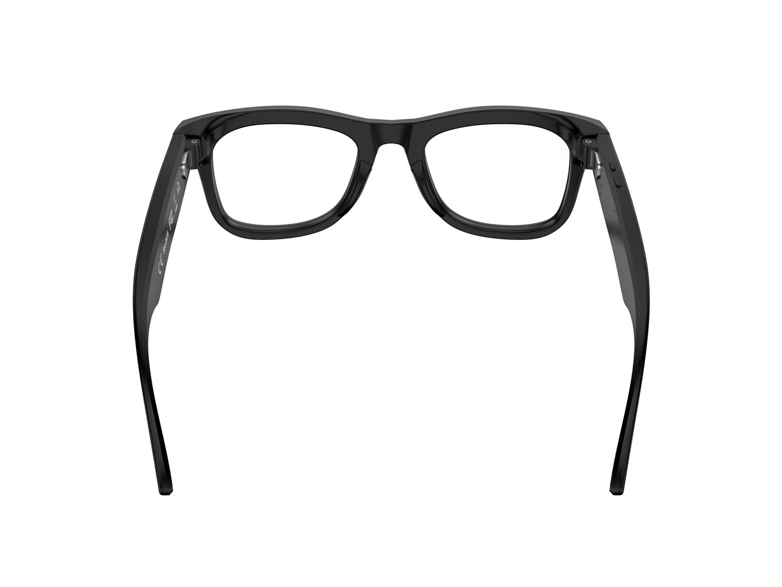 AI Glasses-Camera 8MP-Black Frame with transparency lens +Black Color Charging Case - 图片 5