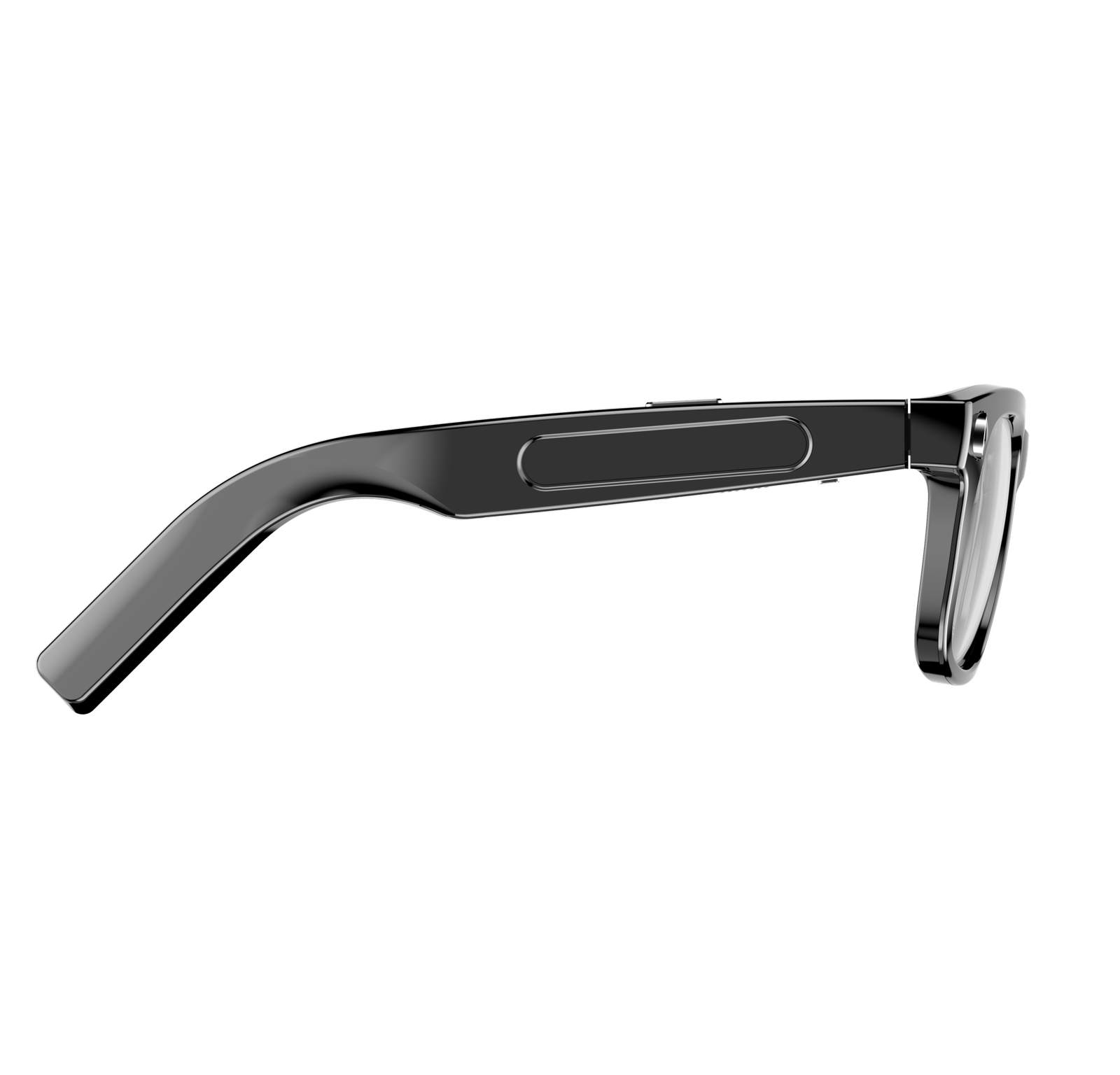 AI Glasses AG01-High Quality 2GB-Camera 8MP-410MaH Battery-Glossy Black Frame with Black Lens - 图片 6
