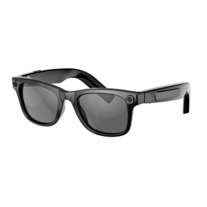 AI Glasses AG01-High Quality 2GB-Camera 8MP-410MaH Battery-Glossy Black Frame with Black Lens - 图片 5