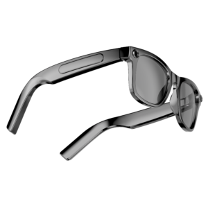 AI Glasses AG01-High Quality 2GB-Camera 8MP-410MaH Battery-Glossy Black Frame with Black Lens - 图片 4