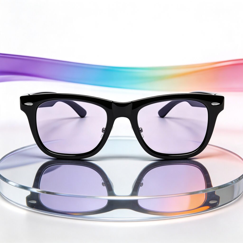 Smart Glasses-Electrochromic 4-colors HD Voice Call Fastest Color Switching Audio Glasses Sunglasses