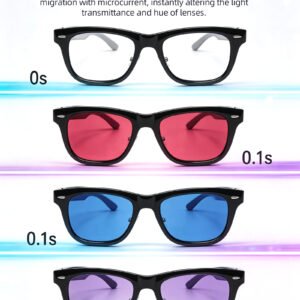 Smart Glasses-Electrochromic 4-colors HD Voice Call Fastest Color Switching Audio Glasses Sunglasses - 图片 3