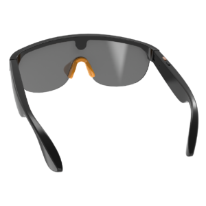AI Smart Glasses Anti-shake 1080 HD Video Recording 8MP Camera Audio Cycling Sport Glasses Sunglasses-Orange Lens Color - 图片 6