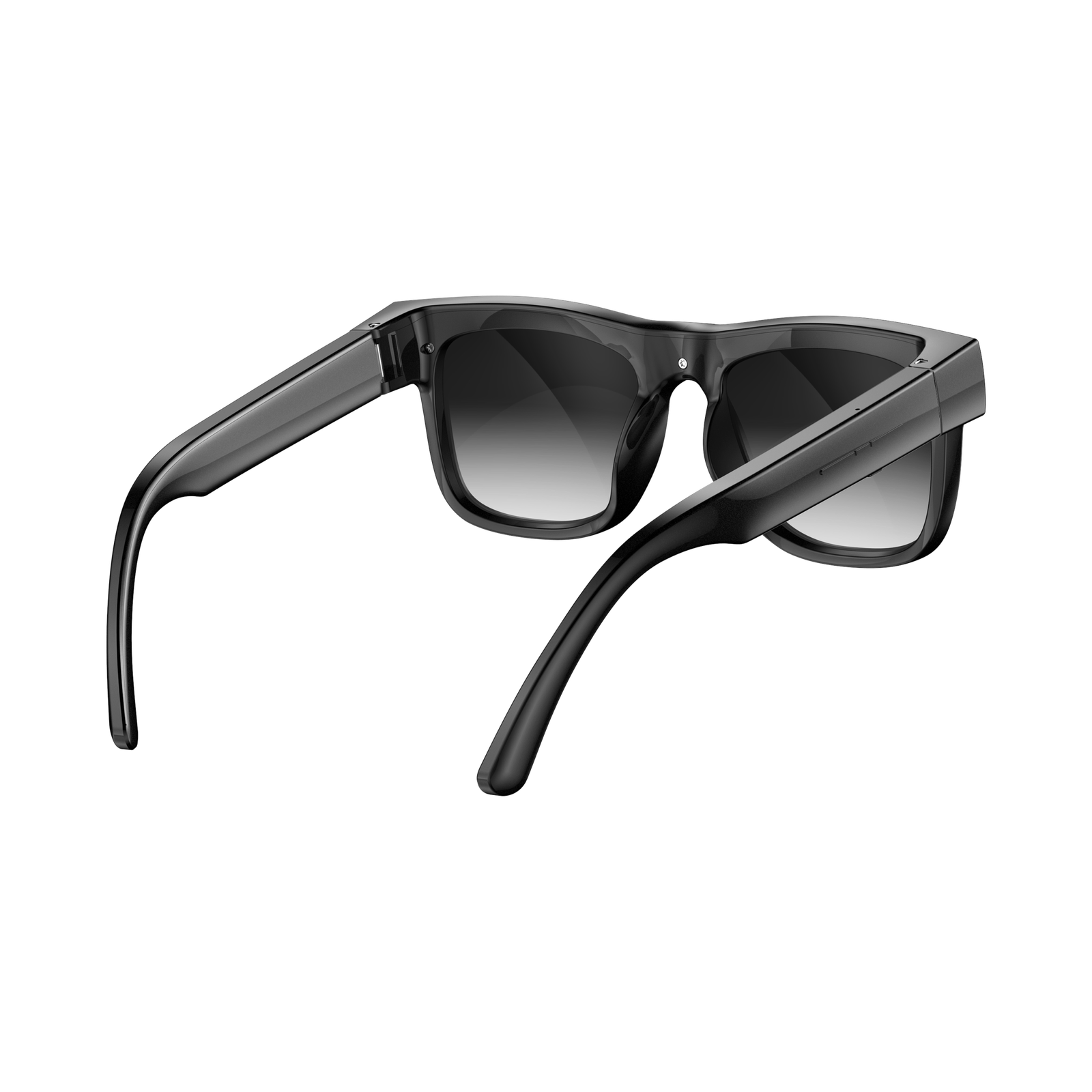 AI Smart Glasses Ultra Light 8MP Camera Photochromic Lens Sunglasses-Black Frame with Photochromic Lens Transparence turn to Gray Color - 图片 2