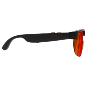 AI Smart Glasses Anti-shake 1080 HD Video Recording 8MP Camera Audio Cycling Sport Glasses Sunglasses-Orange Lens Color - 图片 4
