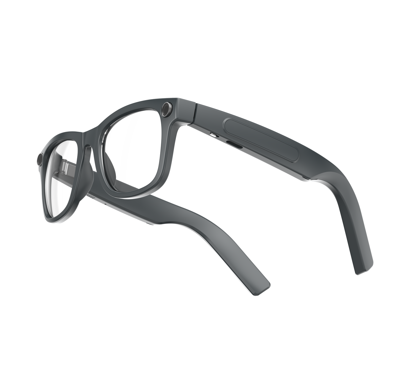 Smart AI Glasses-High Quality-2GB-Camera 8MP-410MaH Big Battery-Matte Gray Frame with Transparency Lens- AG01 - 图片 4